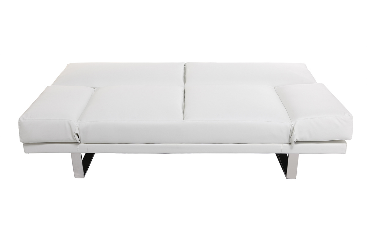 Canap� convertible design blanc ATLANTA