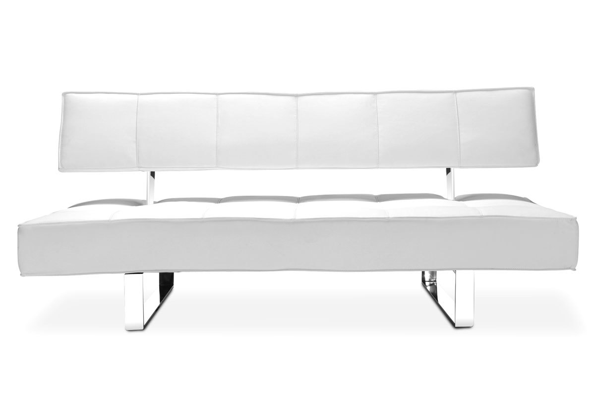 Canap convertible design blanc BROADWAY