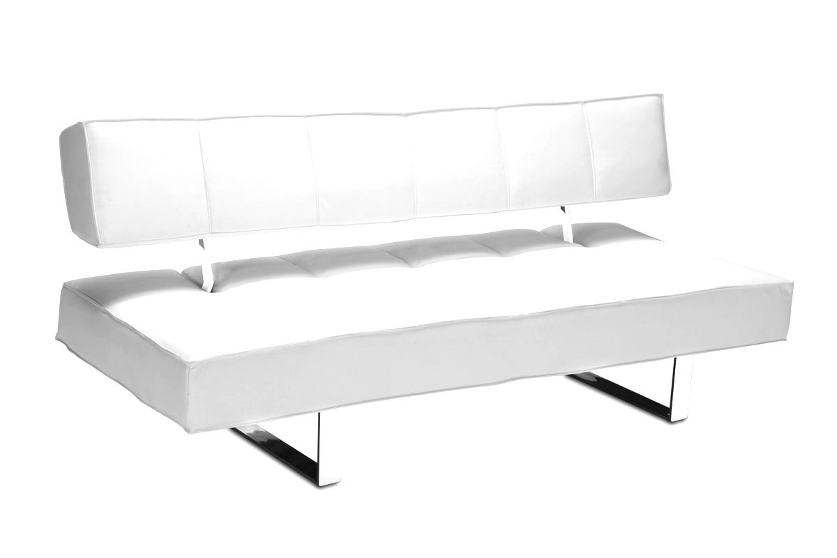 Canap convertible design blanc BROADWAY