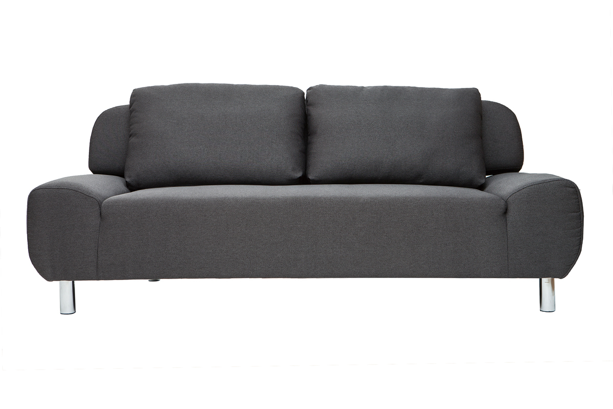 Canap� convertible design gris anthracite TULSA