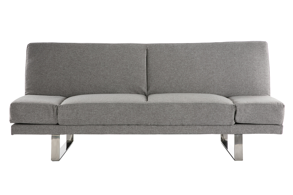 Canap� convertible design gris ATLANTA