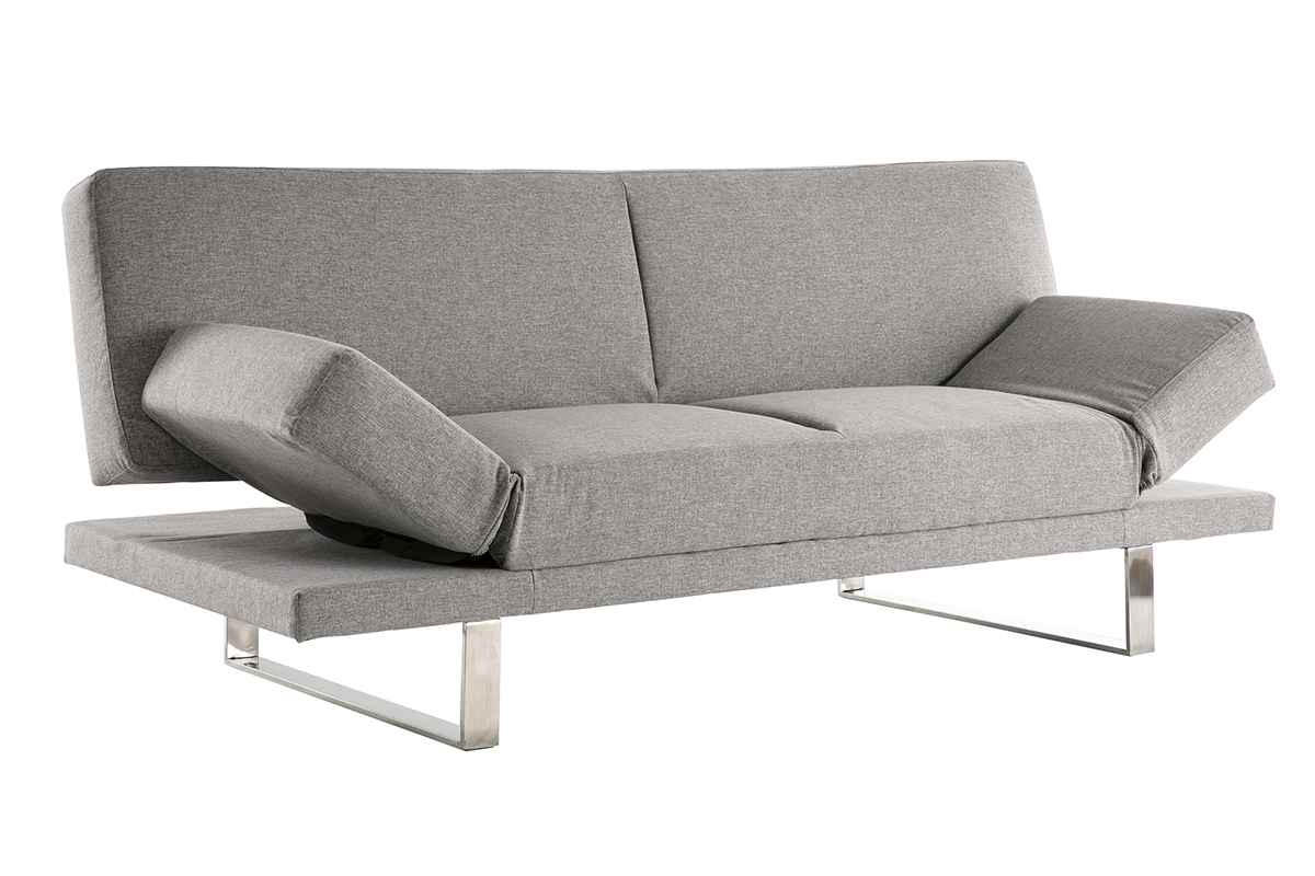 Canap� convertible design gris ATLANTA