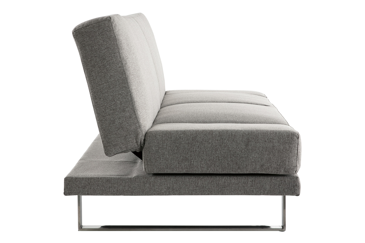 Canap� convertible design gris ATLANTA