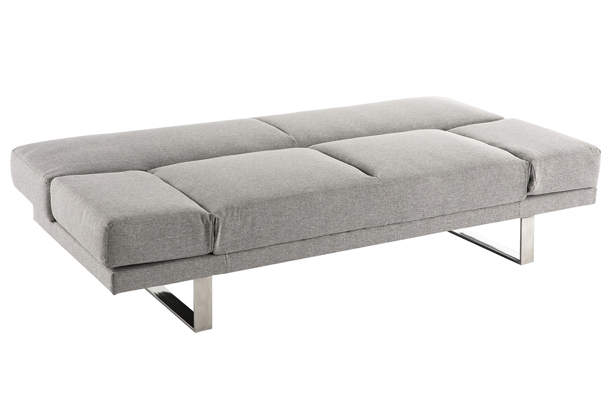 Canap� convertible design gris ATLANTA