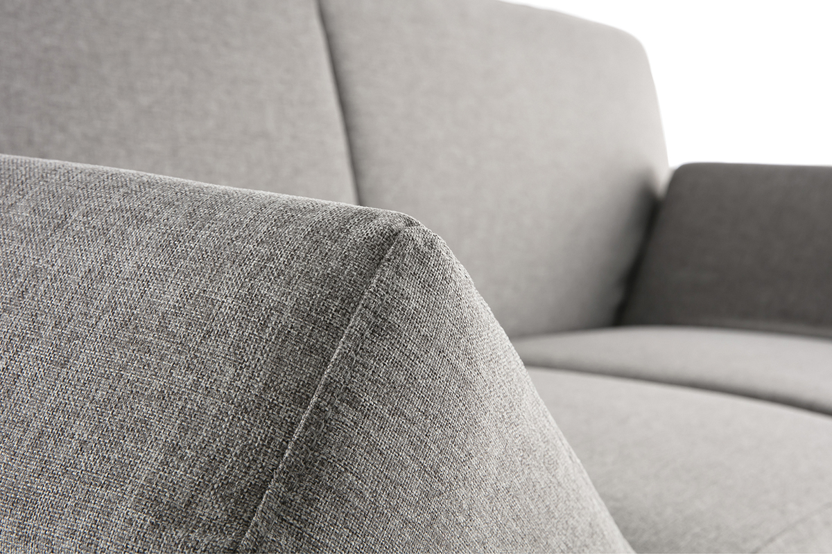 Canap� convertible design gris ATLANTA