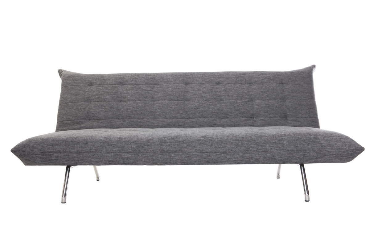 Canap convertible design gris fonc OVE