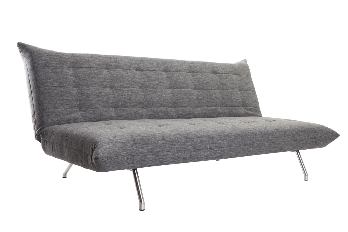 Canap convertible design gris fonc OVE