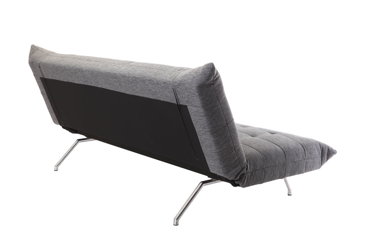 Canap convertible design gris fonc OVE