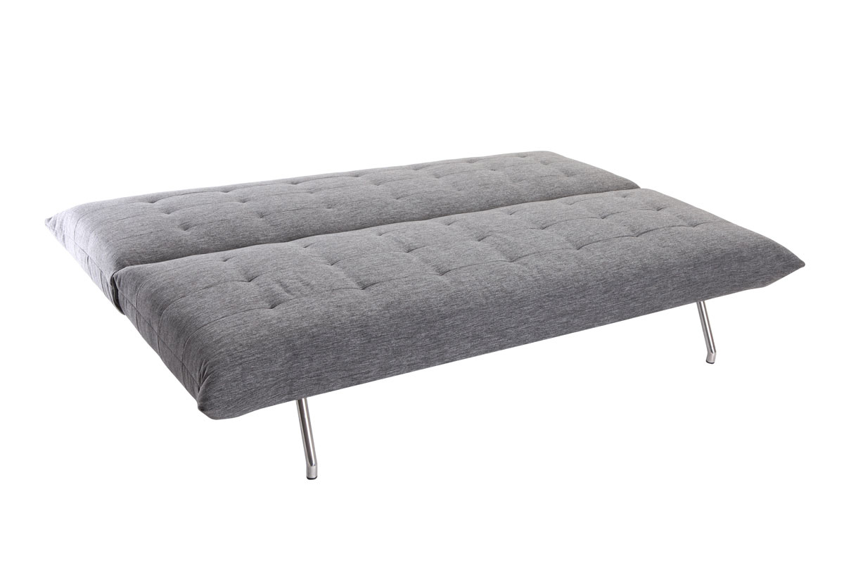 Canap convertible design gris fonc OVE