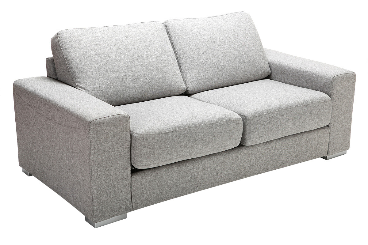 Canap convertible design gris HAMILTON