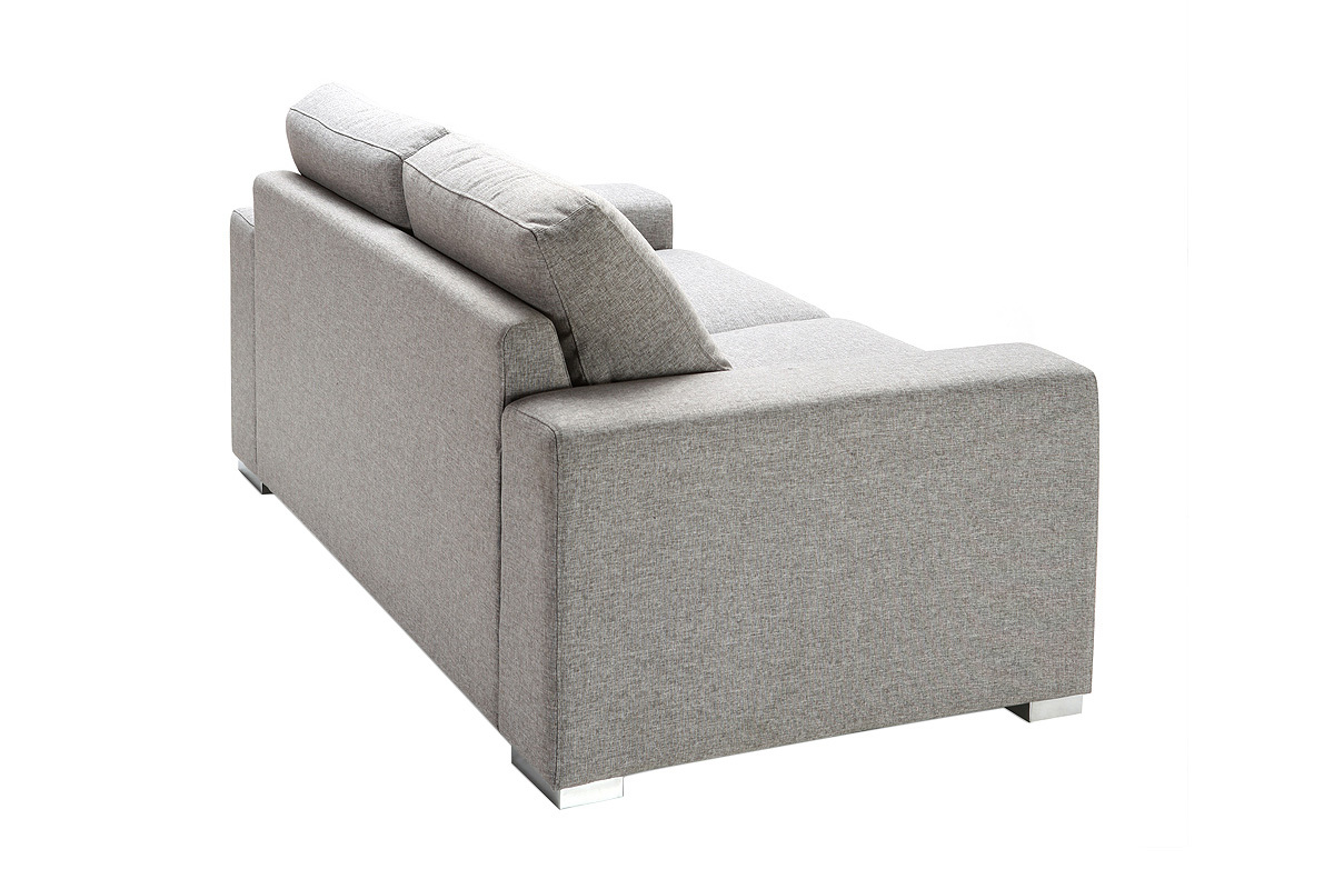Canap convertible design gris HAMILTON