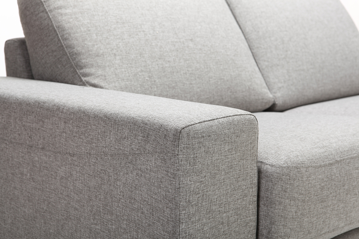 Canap convertible design gris HAMILTON