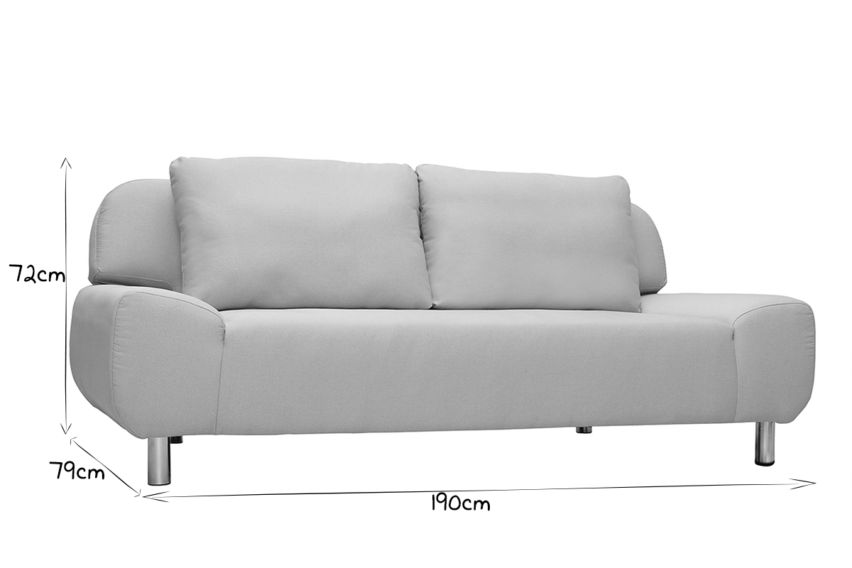 Canap convertible design naturel TULSA