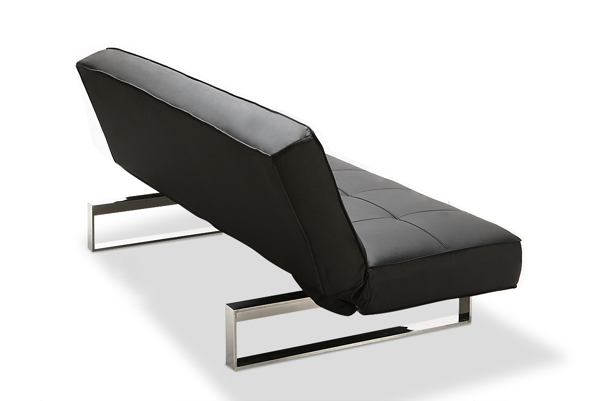 Canap� convertible design noir CHARLESTON