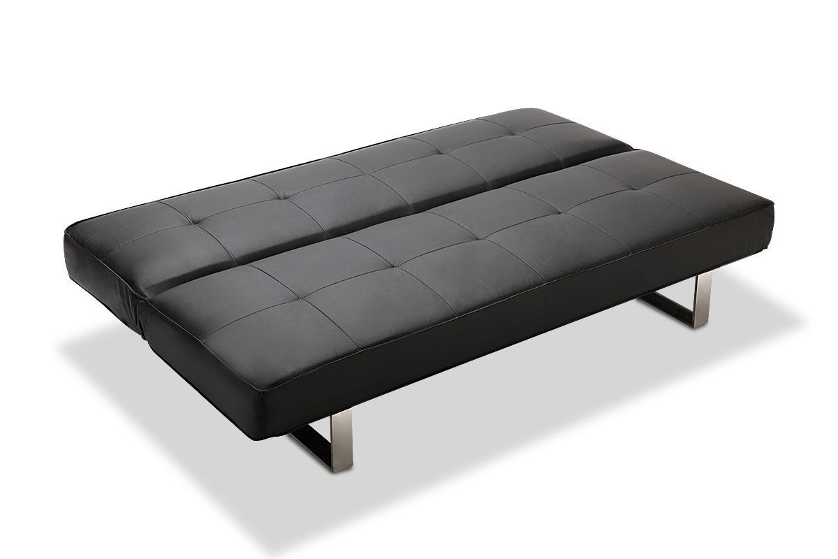 Canap� convertible design noir CHARLESTON