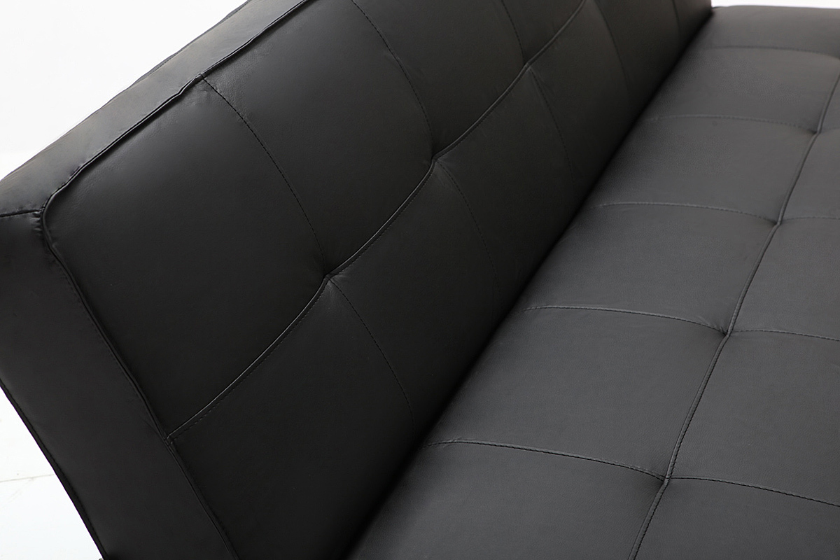 Canap� convertible design noir CHARLESTON