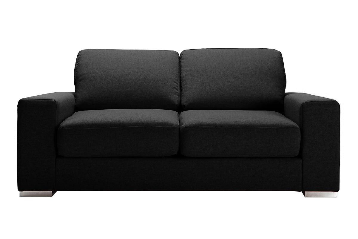 Canap� convertible design noir HAMILTON