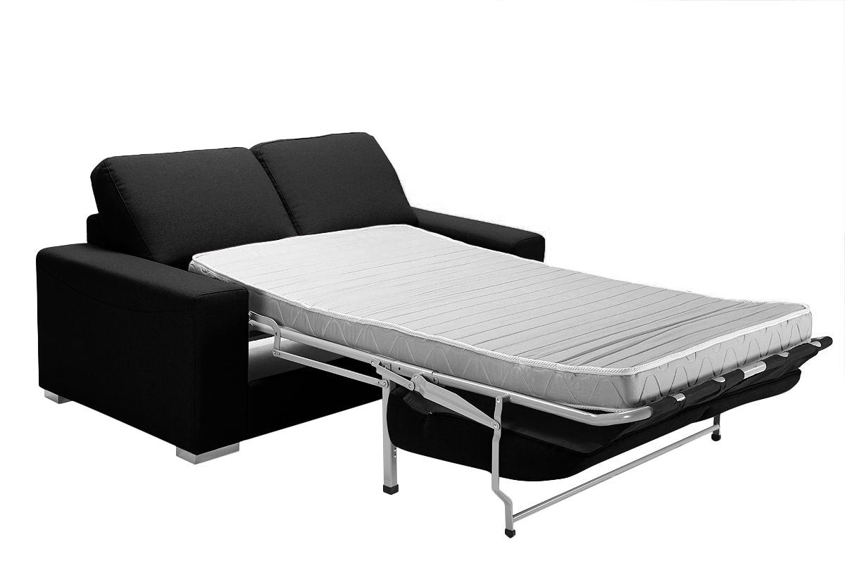 Canap� convertible design noir HAMILTON