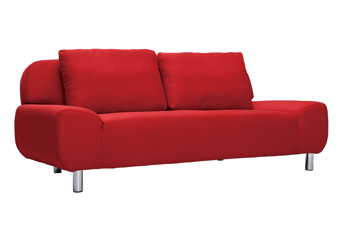 Canap� convertible design rouge TULSA