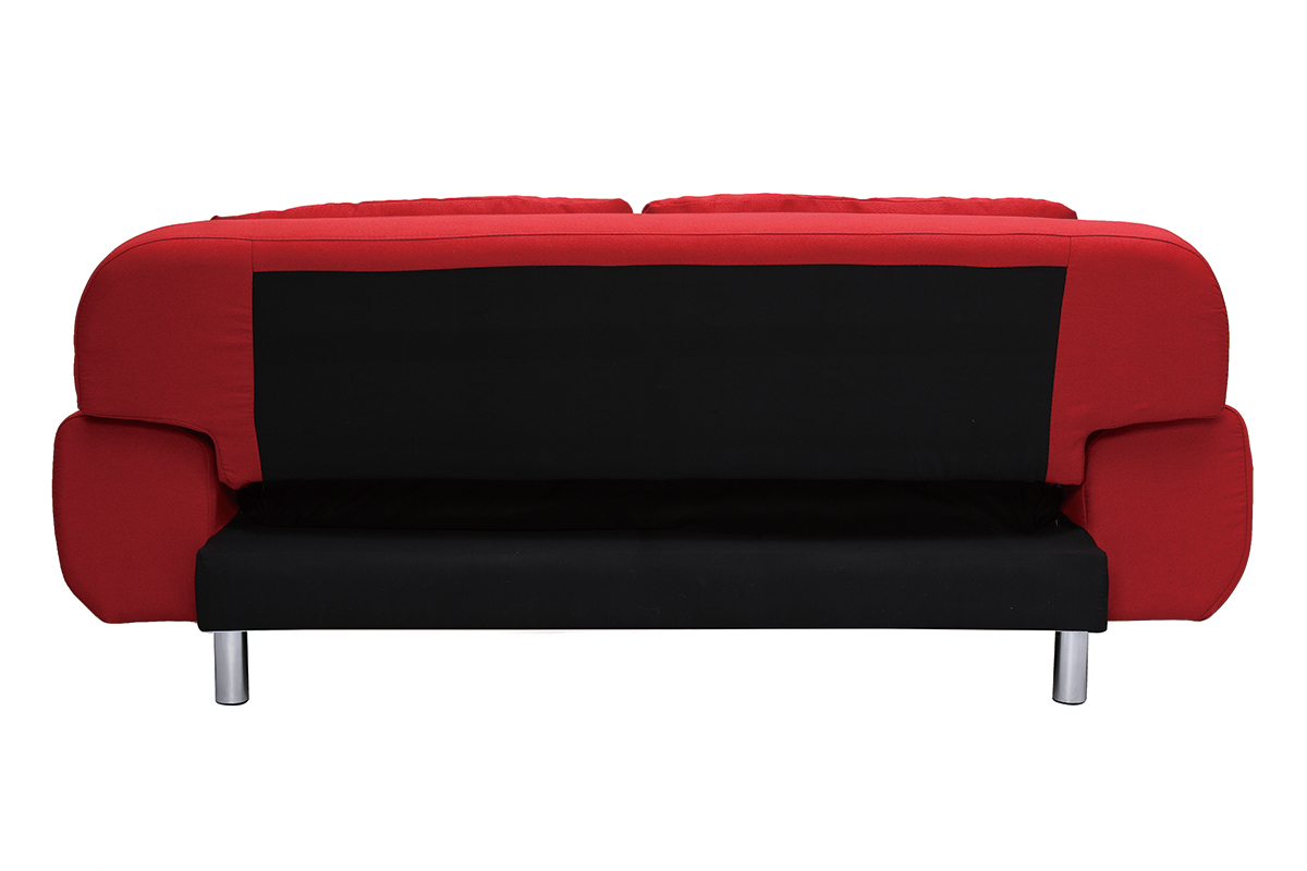 Canap� convertible design rouge TULSA