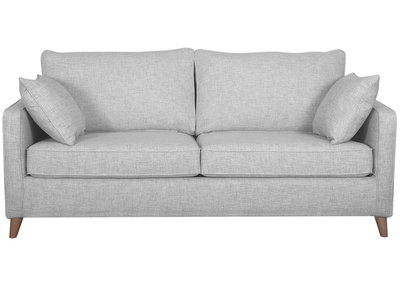 Canap&eacute; convertible scandinave 3 places gris clair PAPEL