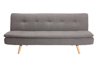 Canap&eacute; convertible scandinave 3 places gris fonc&eacute; SENSO