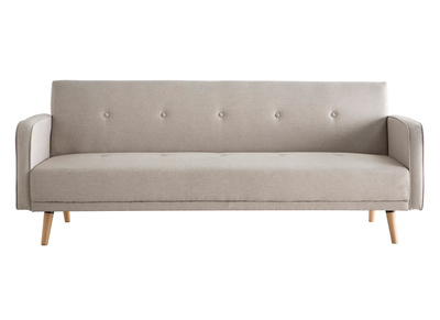 Canapé convertible scandinave 3 places naturel ULLA - Canapé convertible scandinave 3 places naturel ULLA