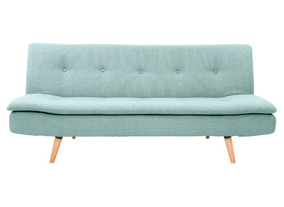 Canap&eacute; convertible scandinave 3 places vert lagon SENSO