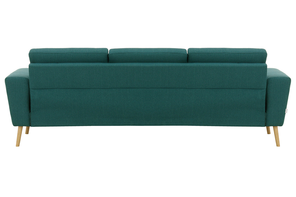 Canap� convertible scandinave bleu canard MOCAZ