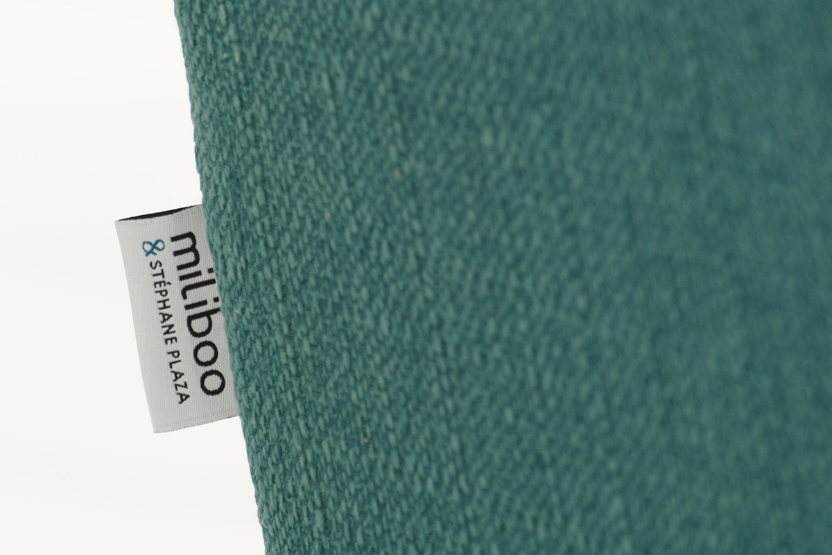 Canap� convertible scandinave bleu canard MOCAZ