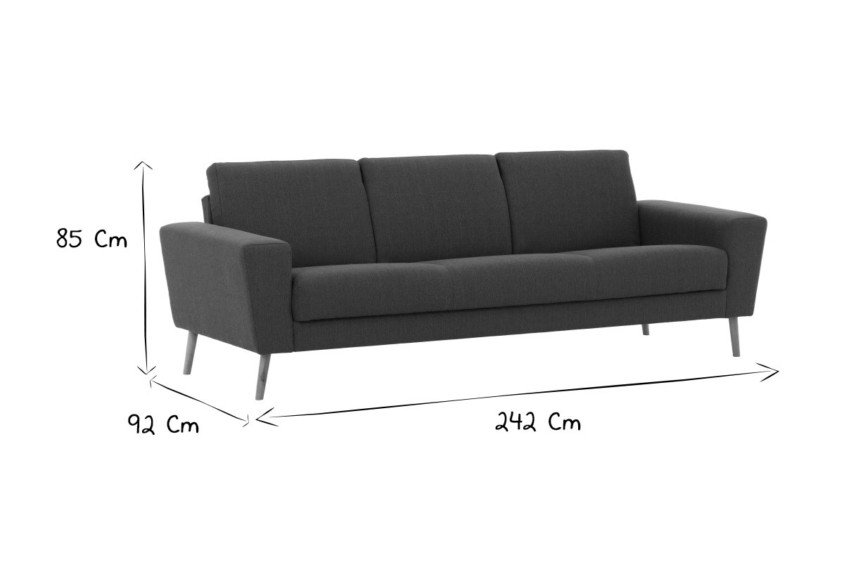 Canap� convertible scandinave bleu canard MOCAZ