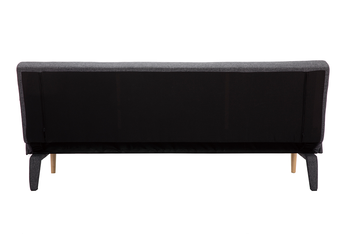 Canap convertible scandinave gris fonc OSCAR