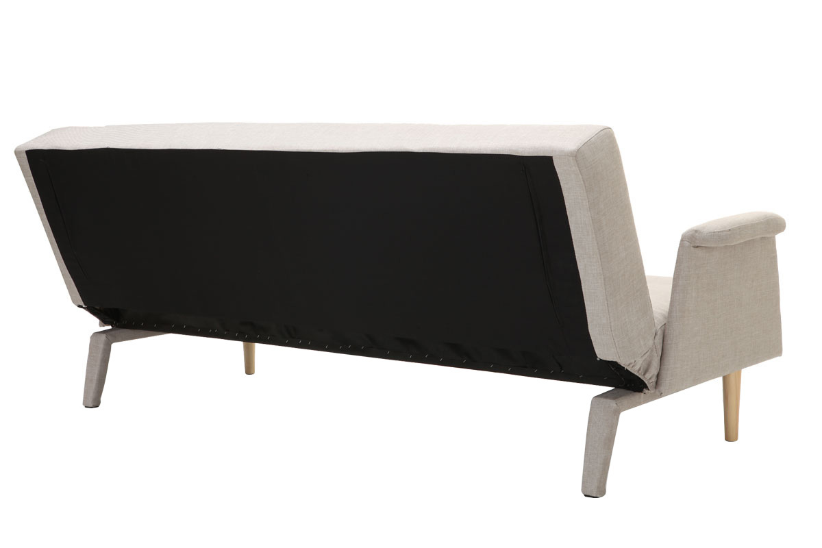 Canap d'angle convertible rversible design naturel OSCAR