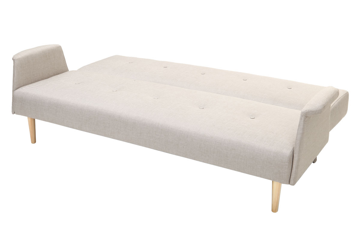 Canap d'angle convertible rversible design naturel OSCAR