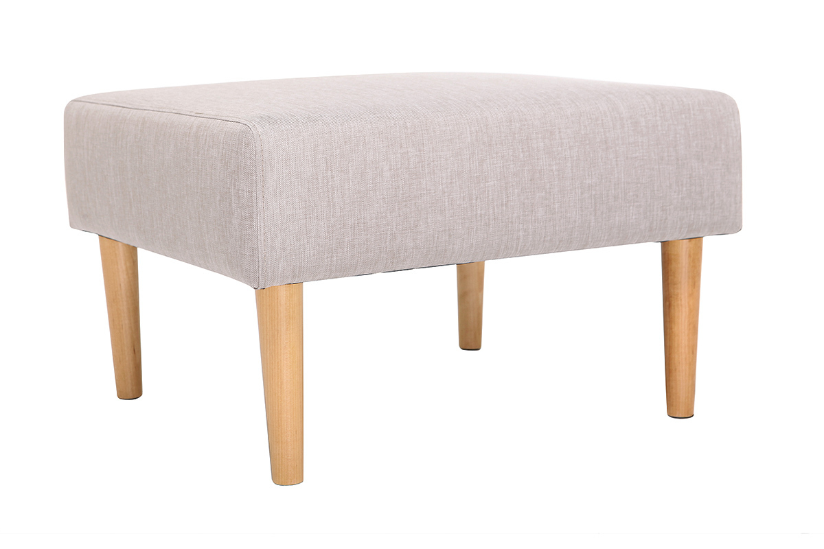 Canap d'angle convertible rversible design naturel OSCAR