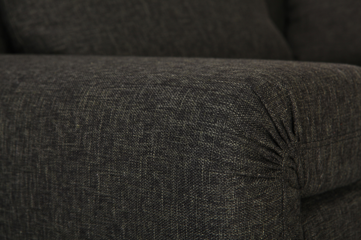 Canap� d'angle gauche convertible noir CHICAGO