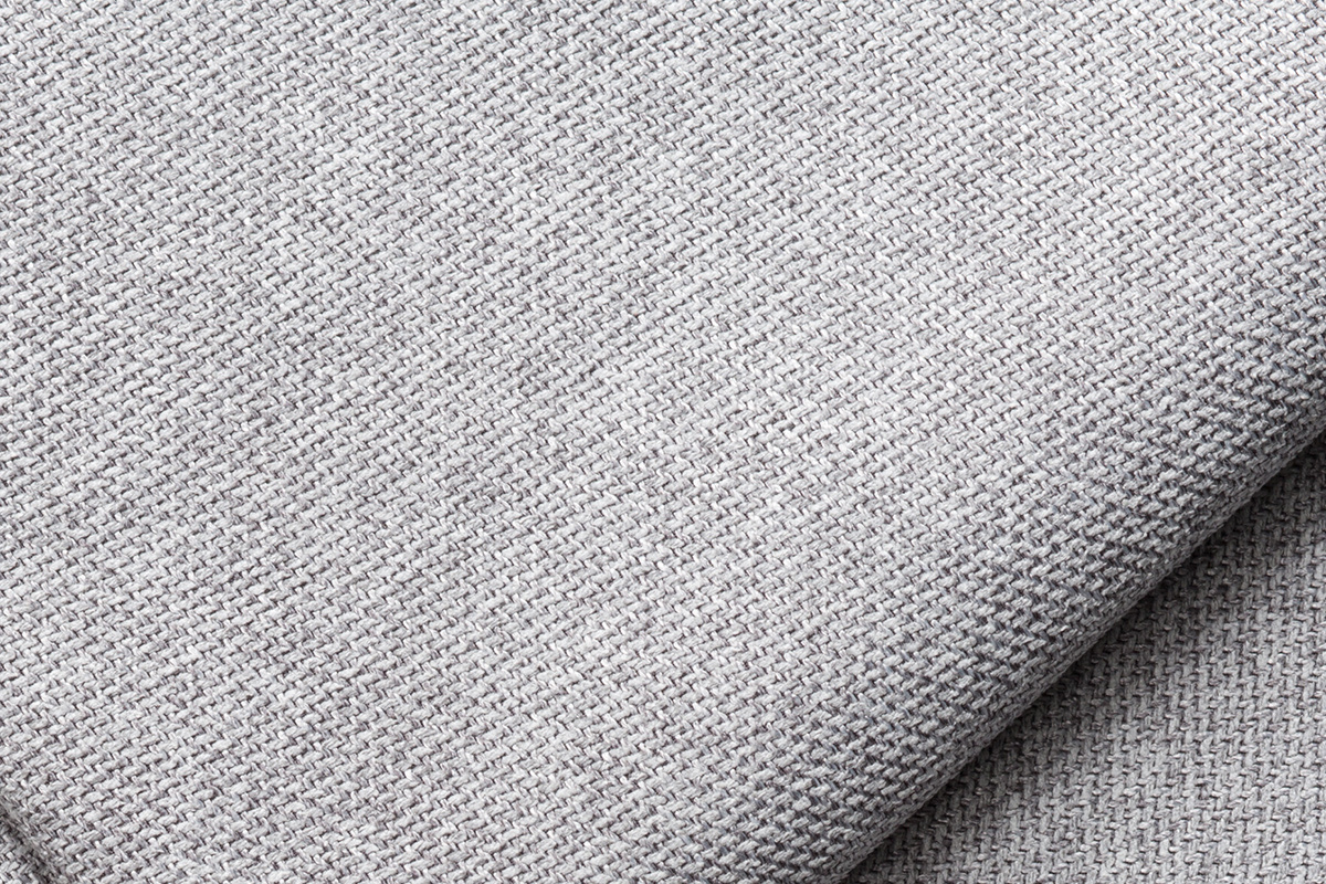 Canap d'angle modulable gris clair 2 lments en tissu gris clair PLURIEL