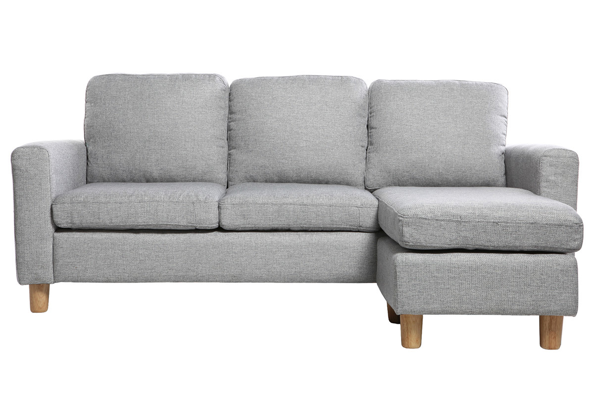 Canap� d'angle r�versible design gris ALAMO