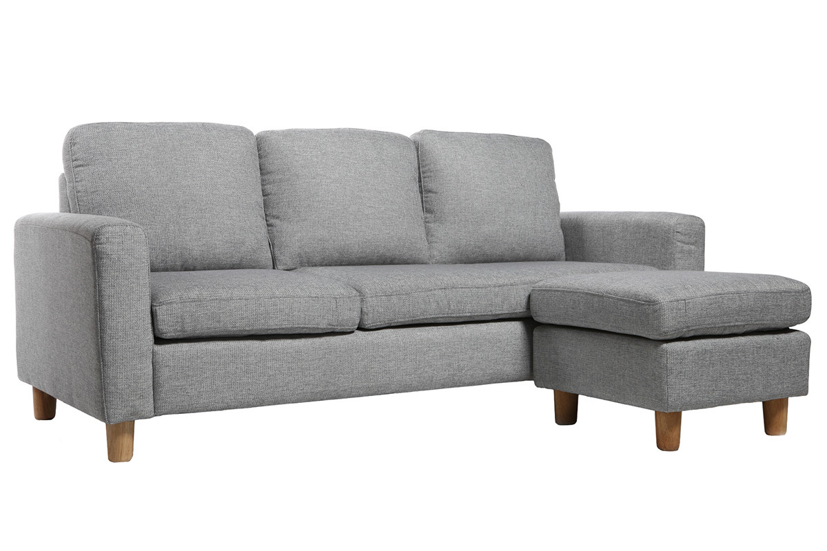 Canap� d'angle r�versible design gris ALAMO
