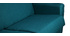 Canap&eacute; d'angle r&eacute;versible et convertible avec coffre bleu canard GRAHAM