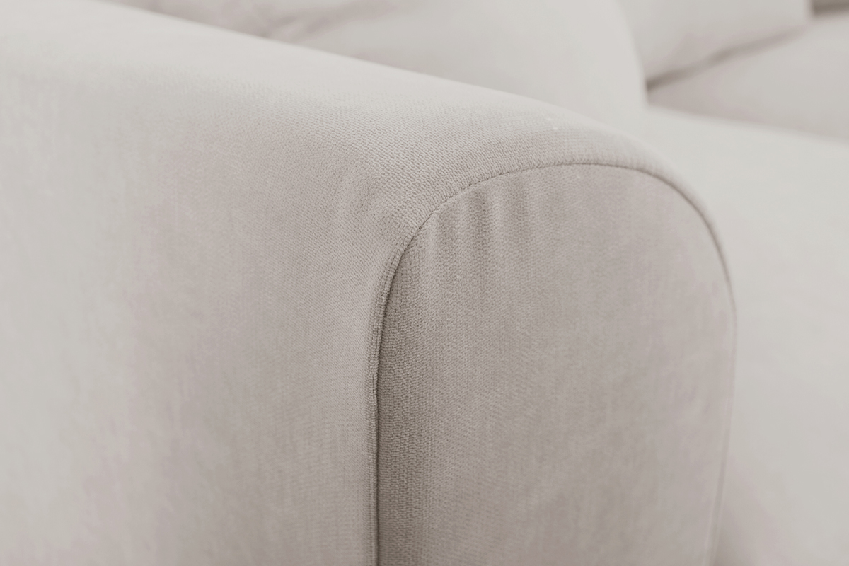 Canap dhoussable 2-3 places en tissu coloris lin naturel FEVER