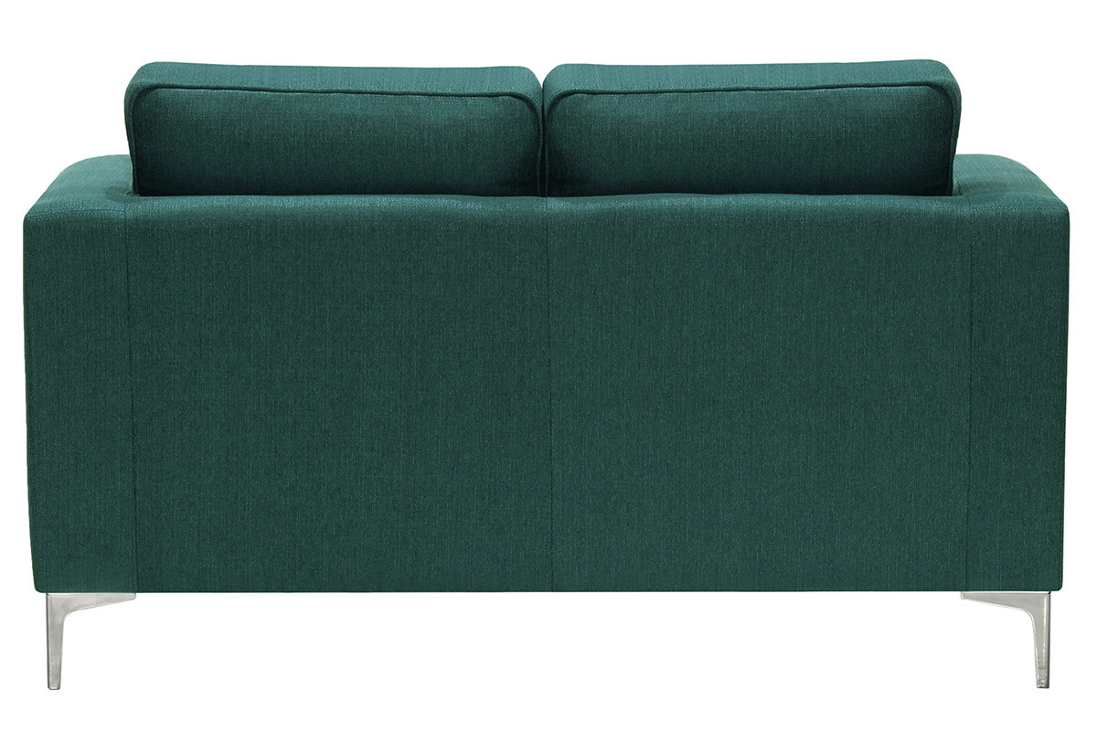 Canap� design 2 places bleu canard HARRY