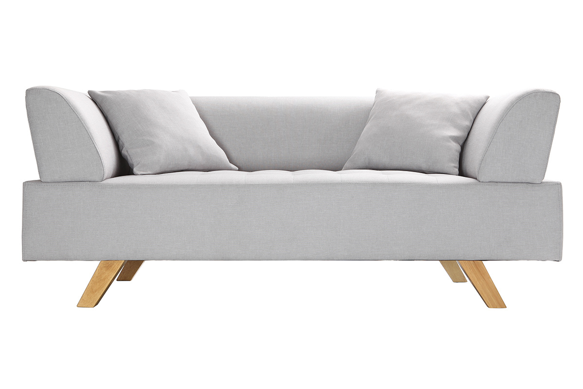 Canap� design 2 places gris ARTIC