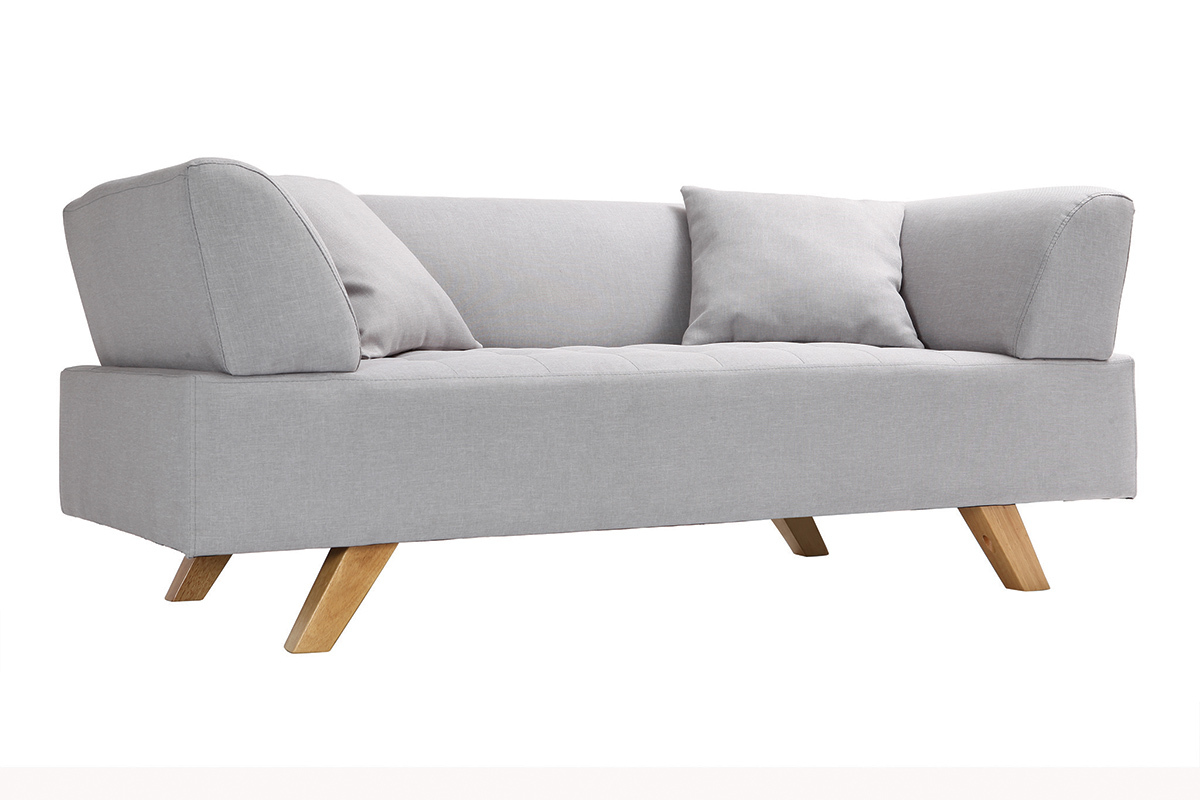 Canap� design 2 places gris ARTIC