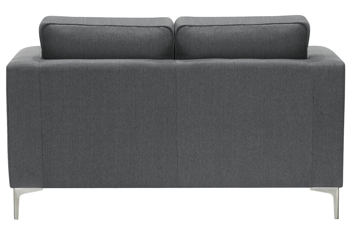 Canap� design 2 places gris clair HARRY