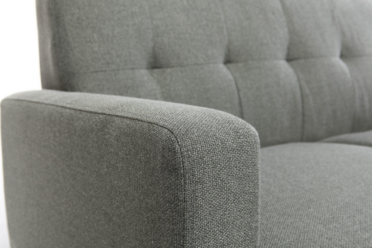 Canap� design 2 places gris MOON