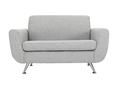 Canap&eacute; design 2 places gris PURE