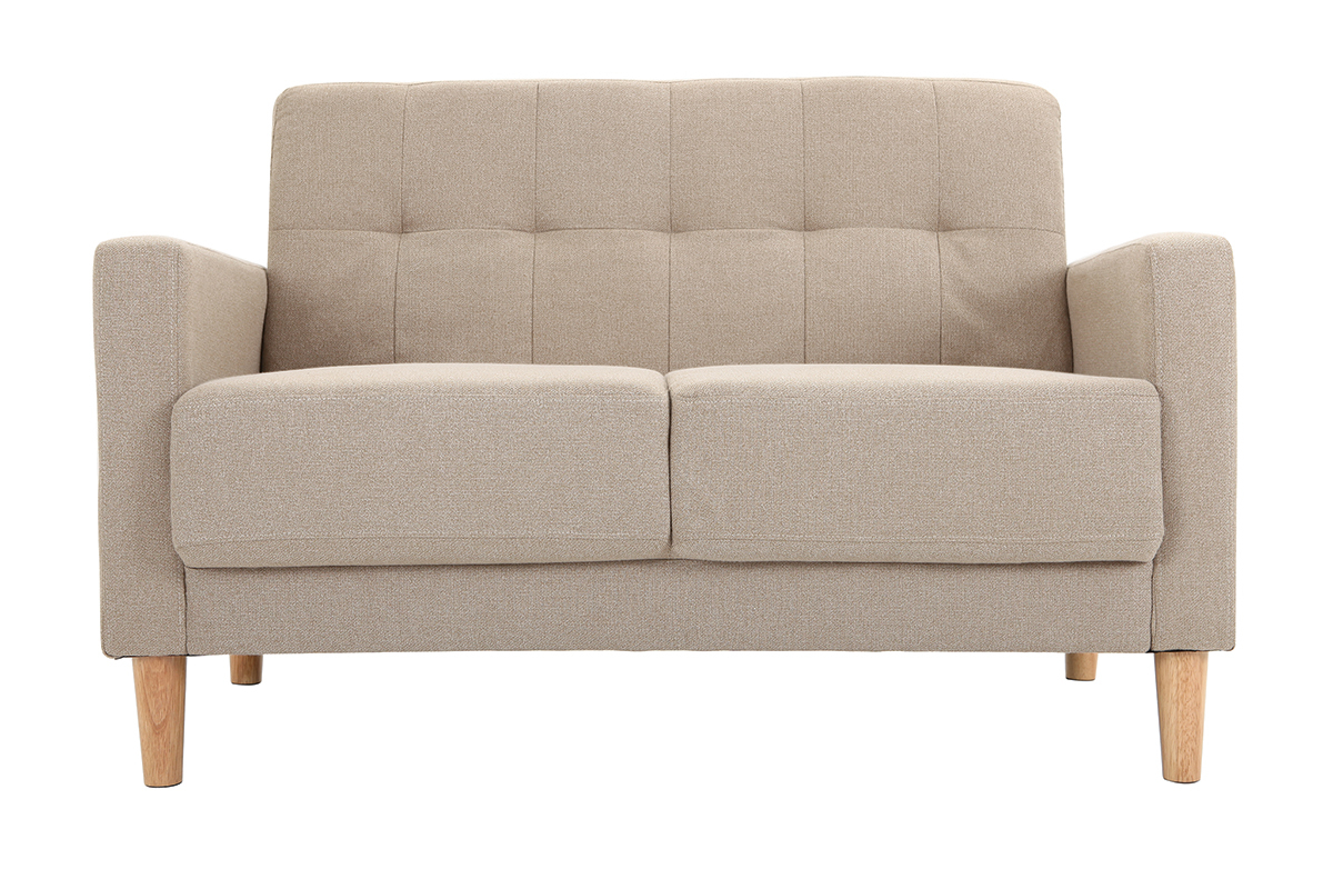Canap� design 2 places naturel MOON