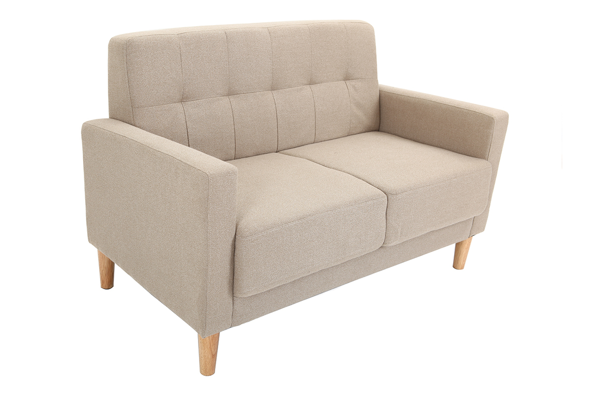 Canap� design 2 places naturel MOON