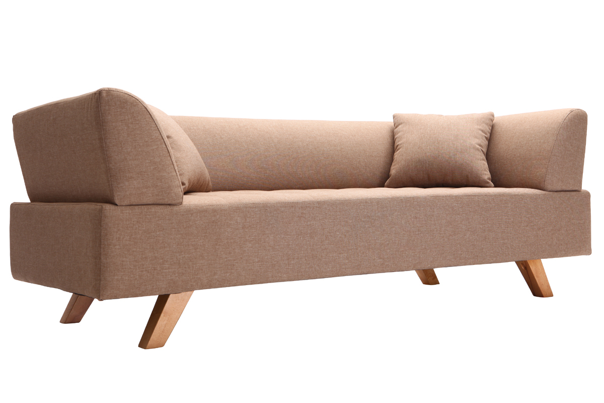 Canap� design 3 places beige ARTIC
